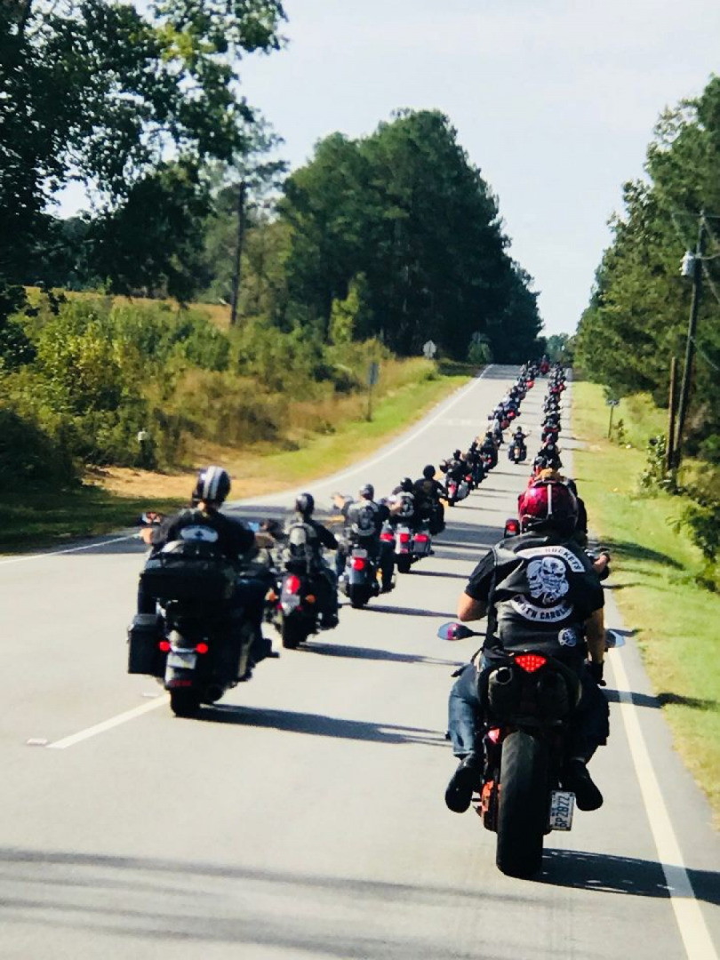 There is nothing in this world like rolling down the road in a pack of over 100 bikes
