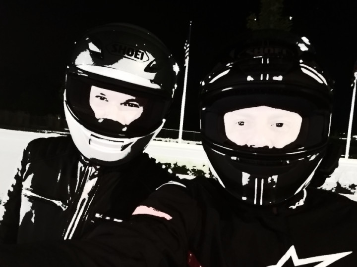 Night Rides are Great, specifically when you put those miles with your Brother ....
