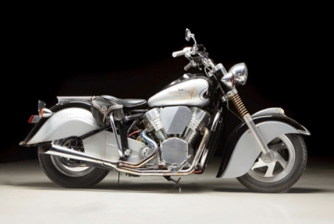 1 of 2 homemade prototypes: Indian Century V-Twin Chief 1994
