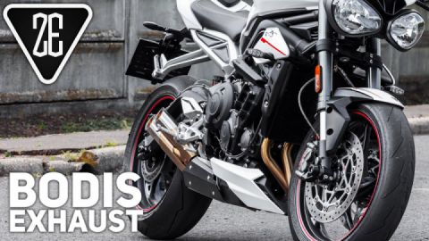 Triumph Street Triple RS with Bodis Duobolico exhaust
