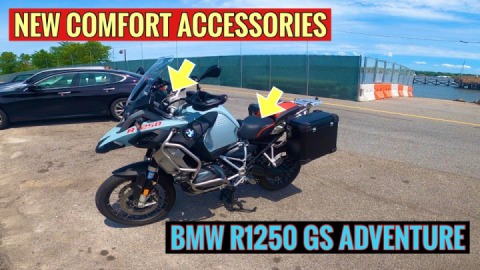 BMW R1200GS Adventure - New Comfort Accessories Reviews