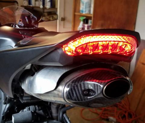 New rear light.