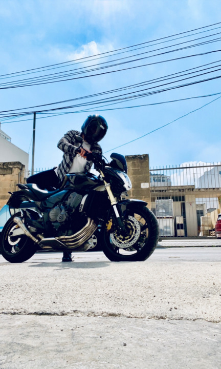 This was my first bike , the bike that got me moto crazy ? we’re it all started ??