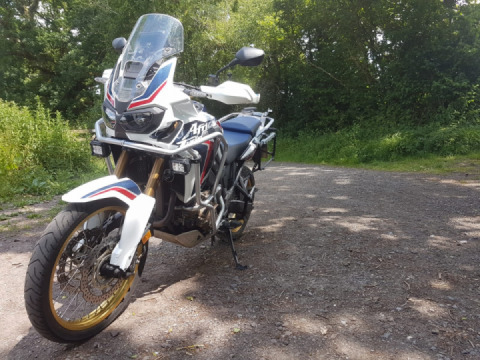 Spot of green laning on the big twin.