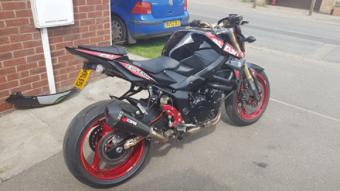 GSR750 Swingarm Upgrade