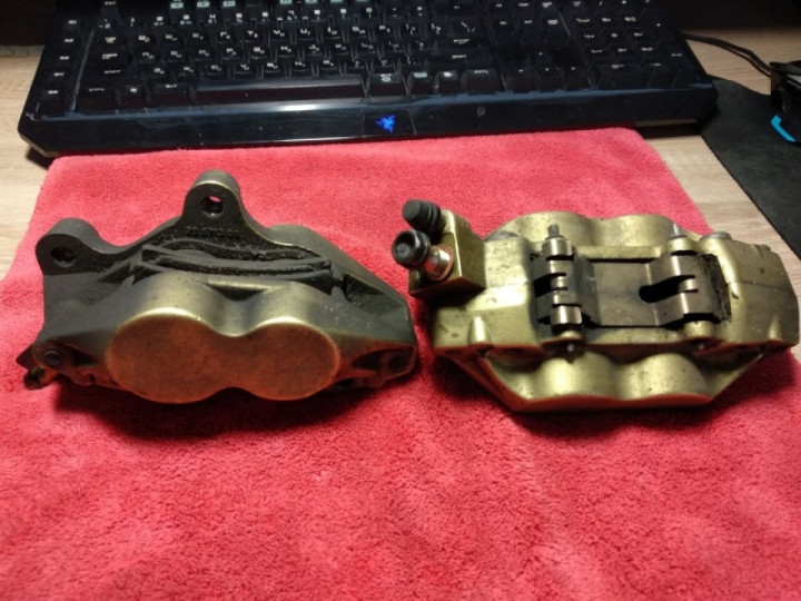 Service and replacement of pads on Brembo Gold P4.30/34 65mm calipers