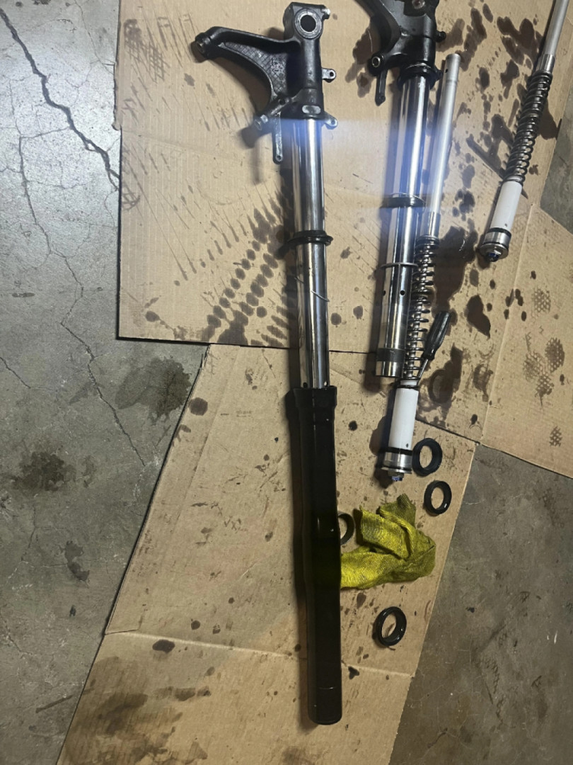 Fork shaft won't come out