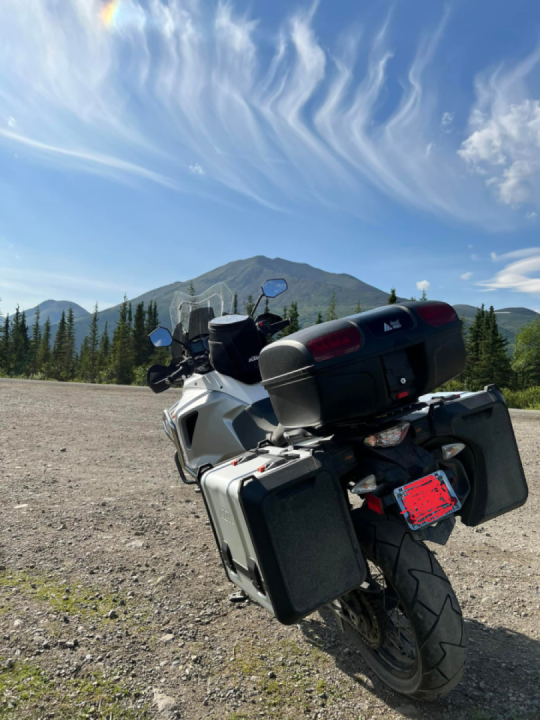 Me and the white zombie out enjoying the day