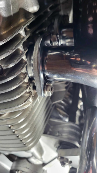 Trying to put my exhaust back on