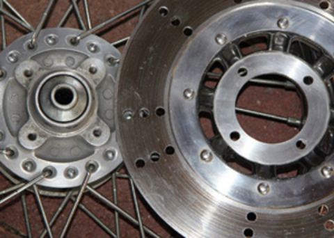 Adapting the brake disc.