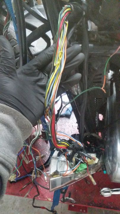 Fixing wiring harness