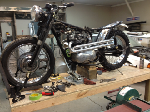 Exhaust for The T100R Sled