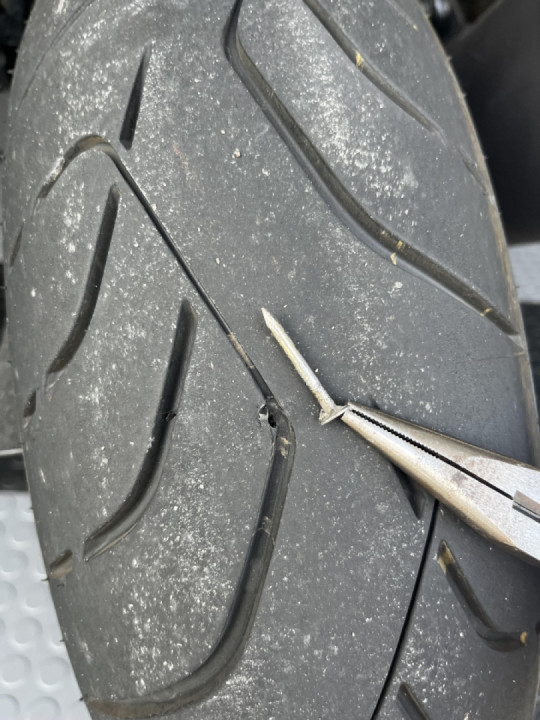 I've never plugged/patched a tire before. What are your thoughts on repairability on my rear?