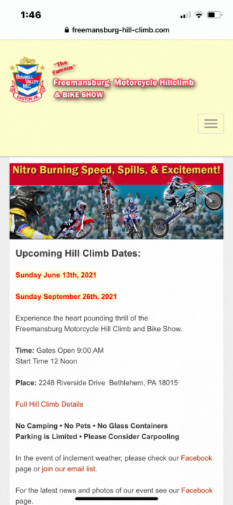 Freemansburg, PA Hillclimbs