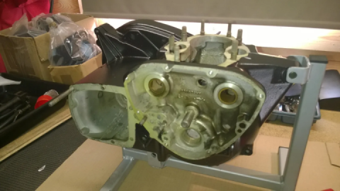 OK - cases & rocker boxes back from being stove enamelled