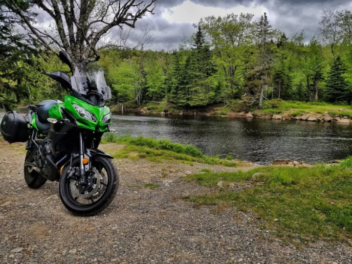 Got a cold 150km loop in before the rain. Beautiful ride with almost no traffic.