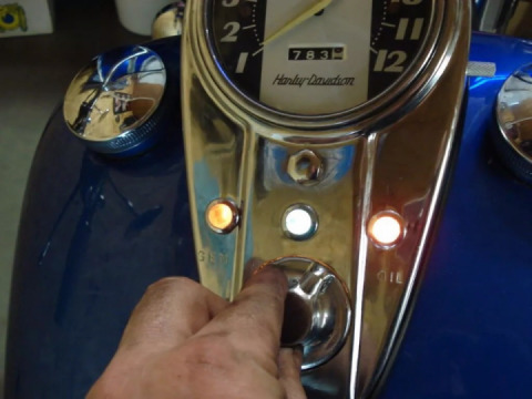 Having problem seeing your ignition or oil dash light?