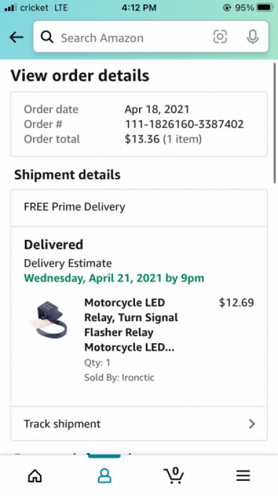 Flasher relay installed.