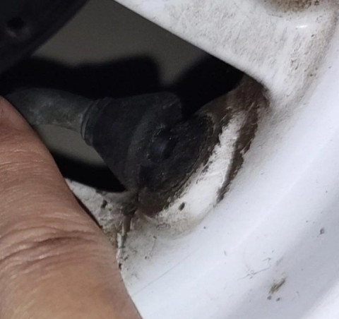 Did someone cut my valve stem or did it happened naturally?