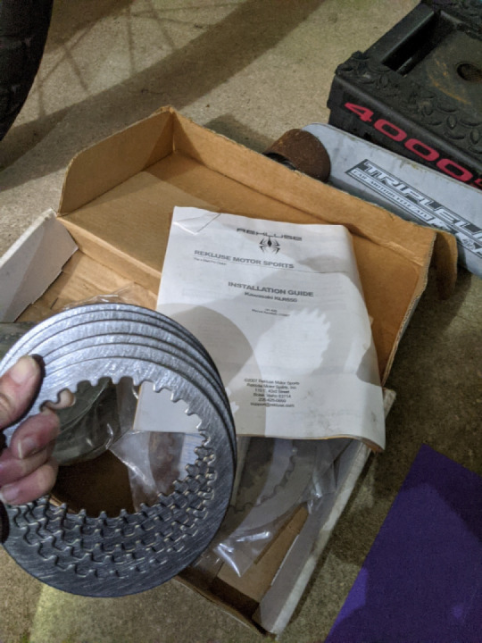 Clutch Plate Replacement with some upgrades.