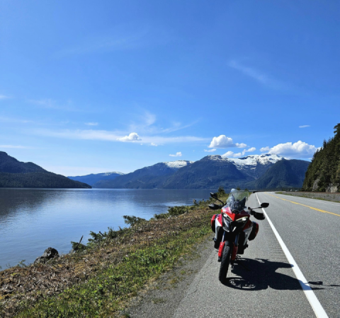 Sunny ride to Prince Rupert