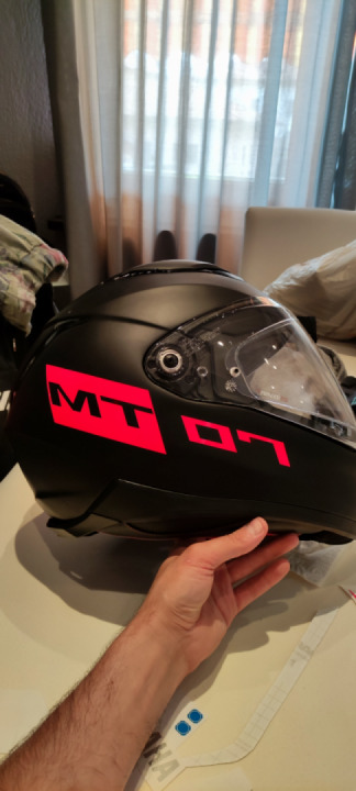 Casco MT 07 personalizzato da me