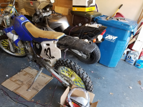 My first project bike WR426f