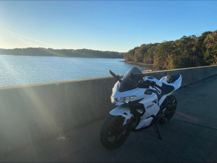 Got to enjoy the mountains with the Ninja 400