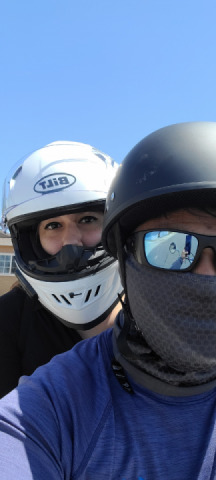 Riding 2up was amazing today!