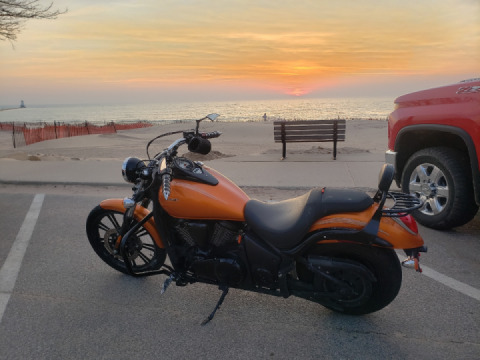 Took Monarch out for her first ride of the year.