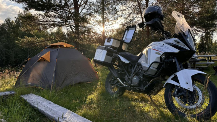 My first moto camping this summer