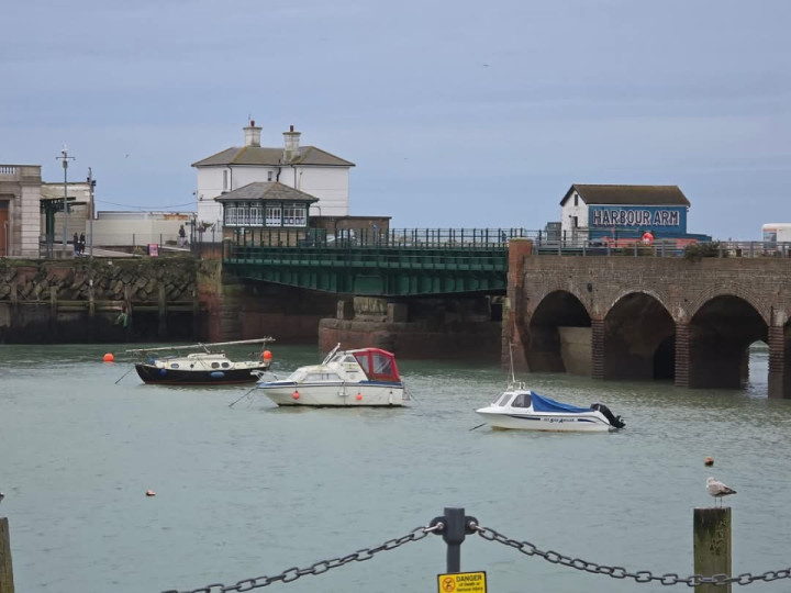 A little spin down to folkestone, chips then home just before it started raining. 