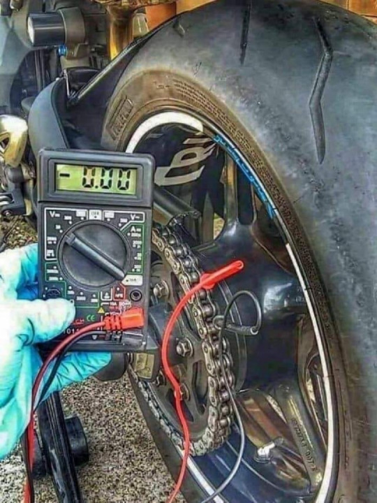 This morning power test on the rear wheel ?