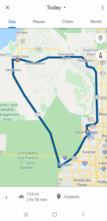 Scary after work ride