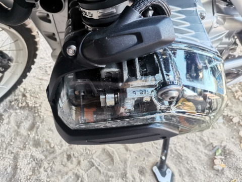 Transparent Engine Covers fitted to my GS...