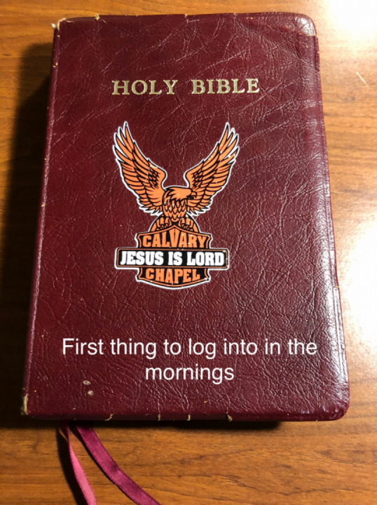 My first morning ride.