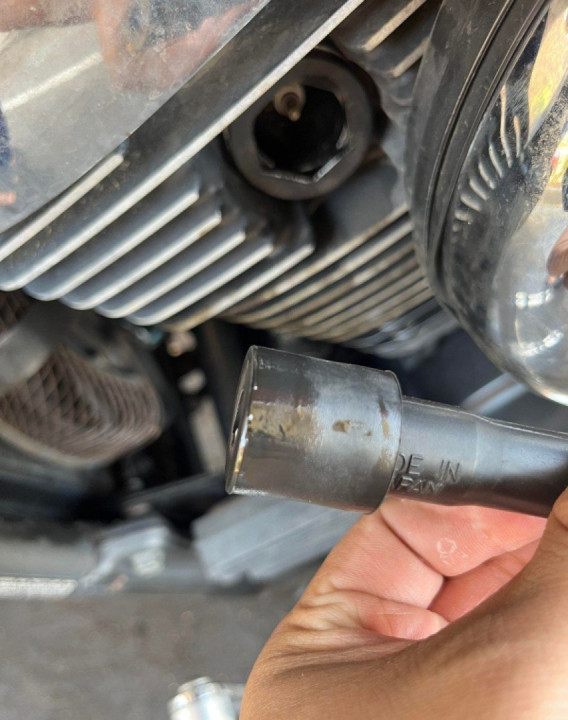 Oil in Spark plug tube