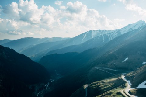 Transfăgărăşan on my V-Strom