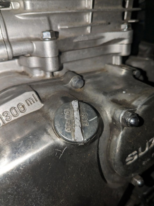 I broke my oil cap, and it stuck on there