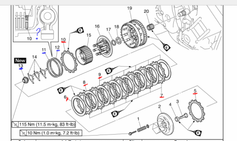 Clutch replacement R1 2007