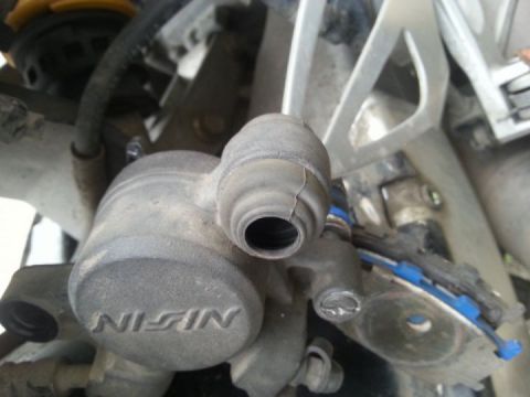 Stuck caliper