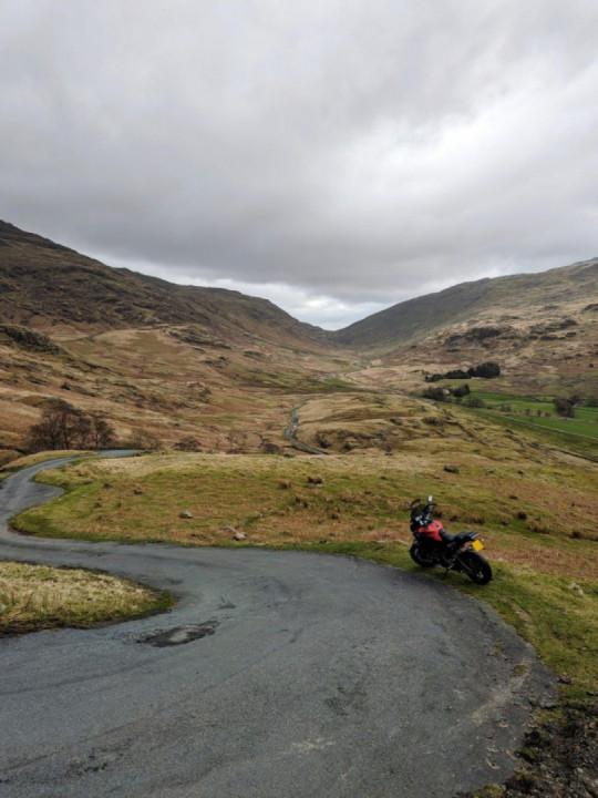 Hardknott Pass in the Lake District