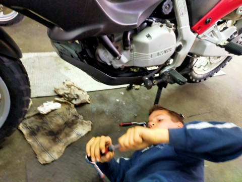 Oil and filter change