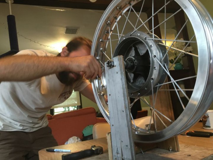 Motorcycle Wheel Restoration