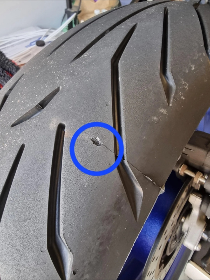 Do I need to replace my rear tire because of this small hole?