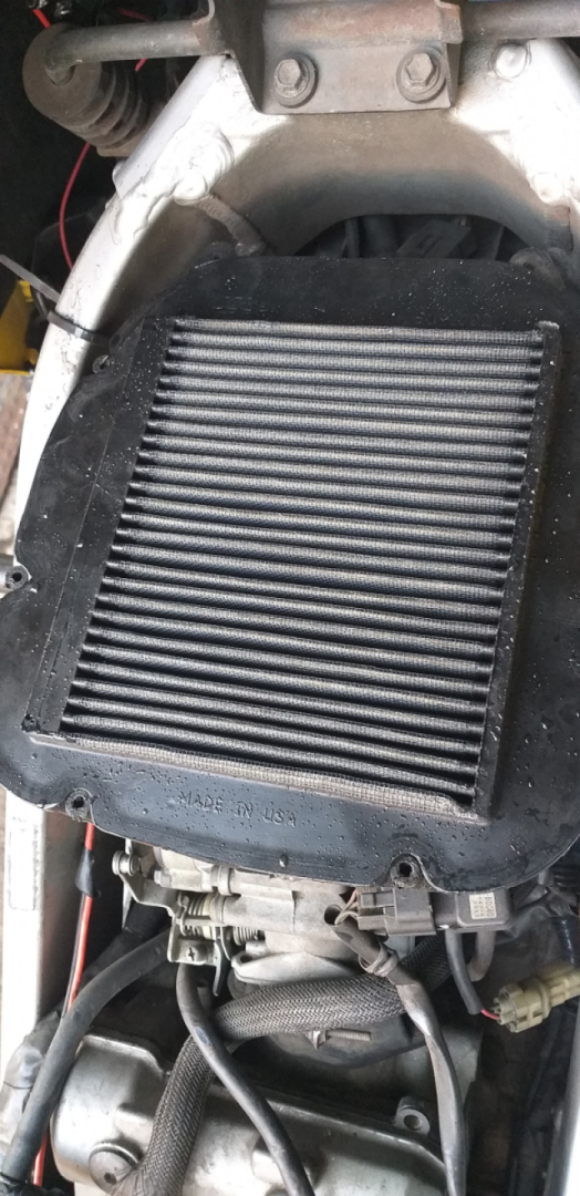 It's always a good idea to clean the air filter, I clean it every 5,000 km.
