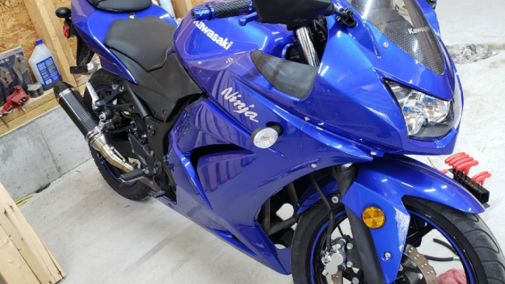 Giraf Sequel følelse Kawasaki Ninja 250R - Little Blue in Chris Roberts's Garage