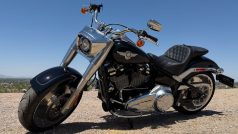 Harley-Davidson Fat Boy owned by Sanchez