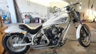 Harley-Davidson Custom H-D1 - Wit blitz