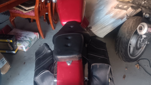 Suzuki GZ 250 Marauder - Lil Red owned by Armon "Nuc-Kle" Brown